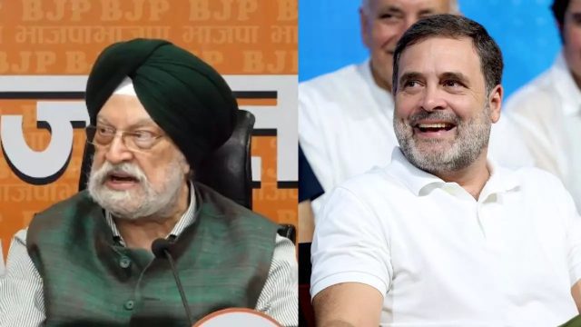 'Epstein' statement in Parliament causes political uproar: Hardeep Puri retorts to Rahul Gandhi's claim Filmitics