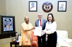 मुख्यमंत्री योगी से कनाडा के उच्चायुक्त की मुलाकात, यूपी में निवेश व टेक्नोलॉजी सहयोग पर जोर