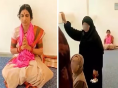 एयरपोर्ट के प्रार्थना कक्ष में पूजा करने पर घिरीं माधवी लता, वीडियो पर विवाद