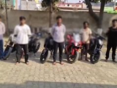 वायरल स्टंट पड़ा भारी: 5 युवक गिरफ्तार, 5 बाइक सीज