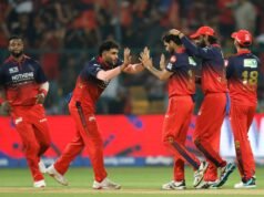 आईपीएल के 11वें मैच में रॉयल चैलेंजर्स बेंगलुरु ने चेन्नई सुपर किंग्स को 43 रन से हराया