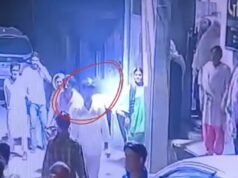 फतेहपुर में दो गुटों में खूनी झड़प, युवक ने लहराया अवैध तमंचा, CCTV से खुला राज