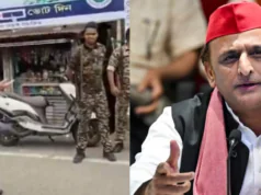 आईपीएस अजय पाल शर्मा का वीडियो शेयर कर बोले अखिलेश”हम न इन्हें भागने देंगे, न भूमिगत होने देंगे”