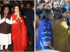 मुकेश अंबानी के जन्मदिन पर सिद्धिविनायक मंदिर पहुंचा अंबानी परिवार, नीता अंबानी ने लूटी महफिल