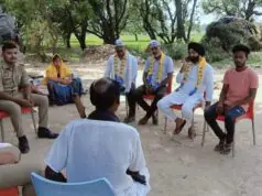 बाराबंकी हादसे पर आम आदमी पार्टी का प्रतिनिधिमंडल पहुंचा पीड़ित परिवार के घर