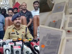 लिसाड़ी गेट में अवैध तमंचा फैक्ट्री का भंडाफोड़, 5 हथियार तस्कर गिरफ्तार