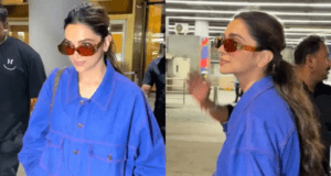 Cape Town से शूटिंग पूरी कर मुंबई लौटीं Deepika Padukone, एयरपोर्ट लुक ने खींचा फैंस का ध्यान