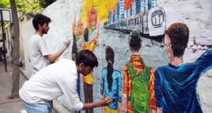 ‘रंग दे बसंती’ में दिखी नए यूपी की तस्वीर, युवाओं ने रंगों से लिखा बदलाव का संदेश