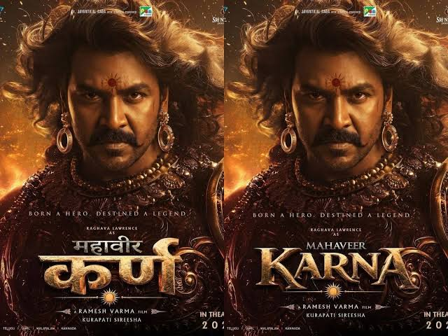 महावीर कर्ण बनेंगे राघव लॉरेंस, फर्स्ट लुक ने मचाई हलचल; 150 करोड़ के बजट में बनेगी फिल्म -